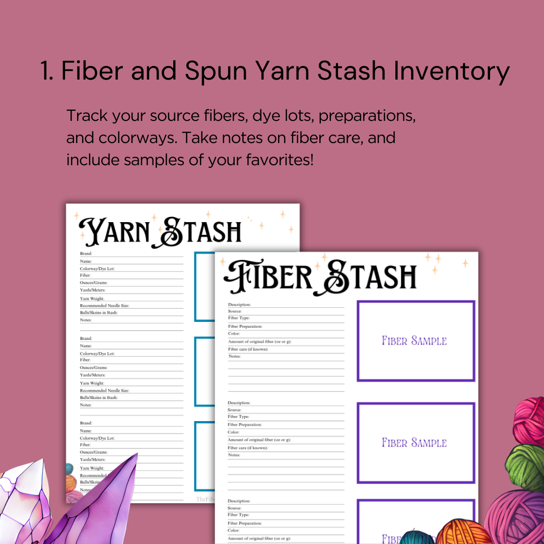 š§āāļø Faerie-Dusted Magical Spinnerās Journal - Printable