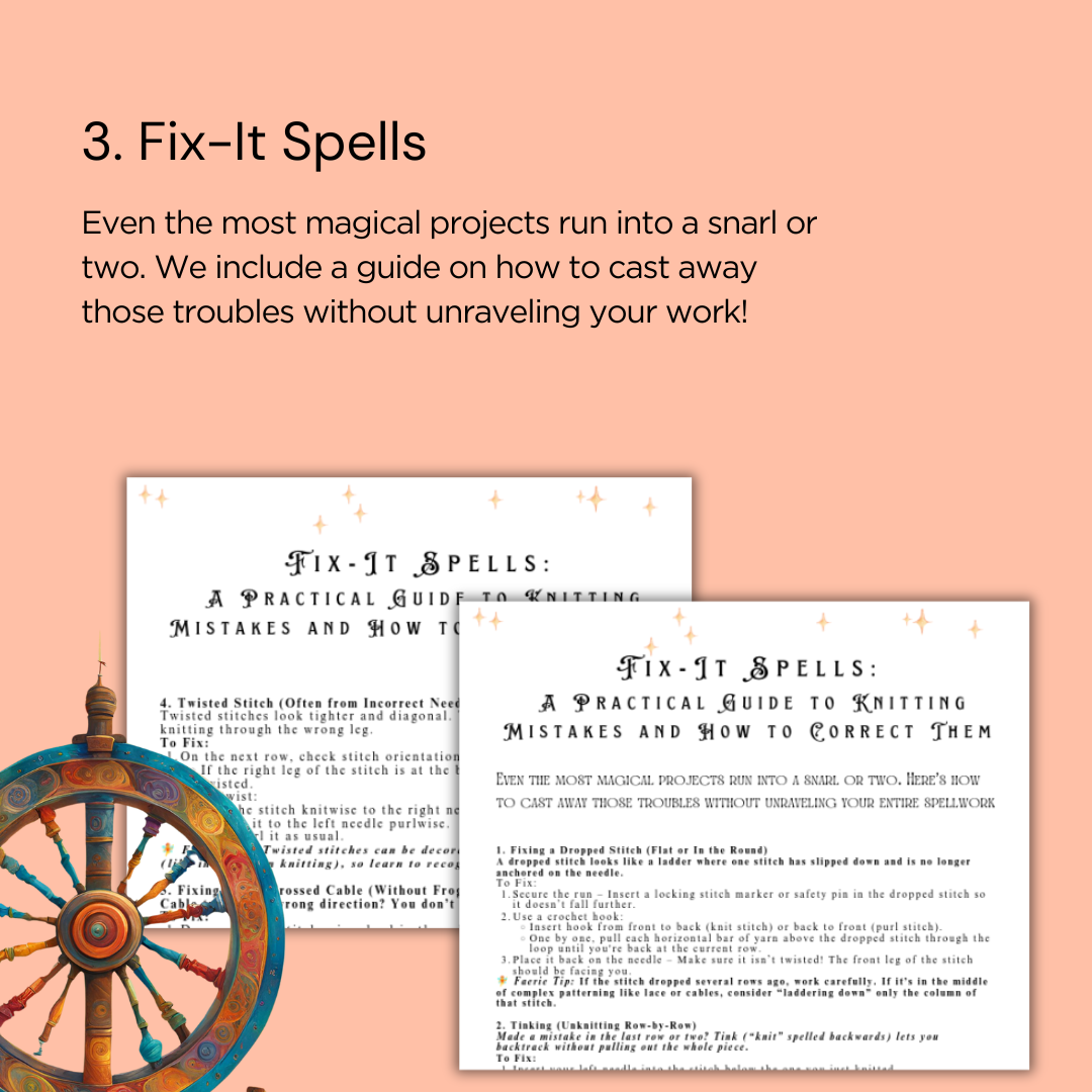 The Knitter’s Spellbook of Magical Math & Fiber Lore - Printable
