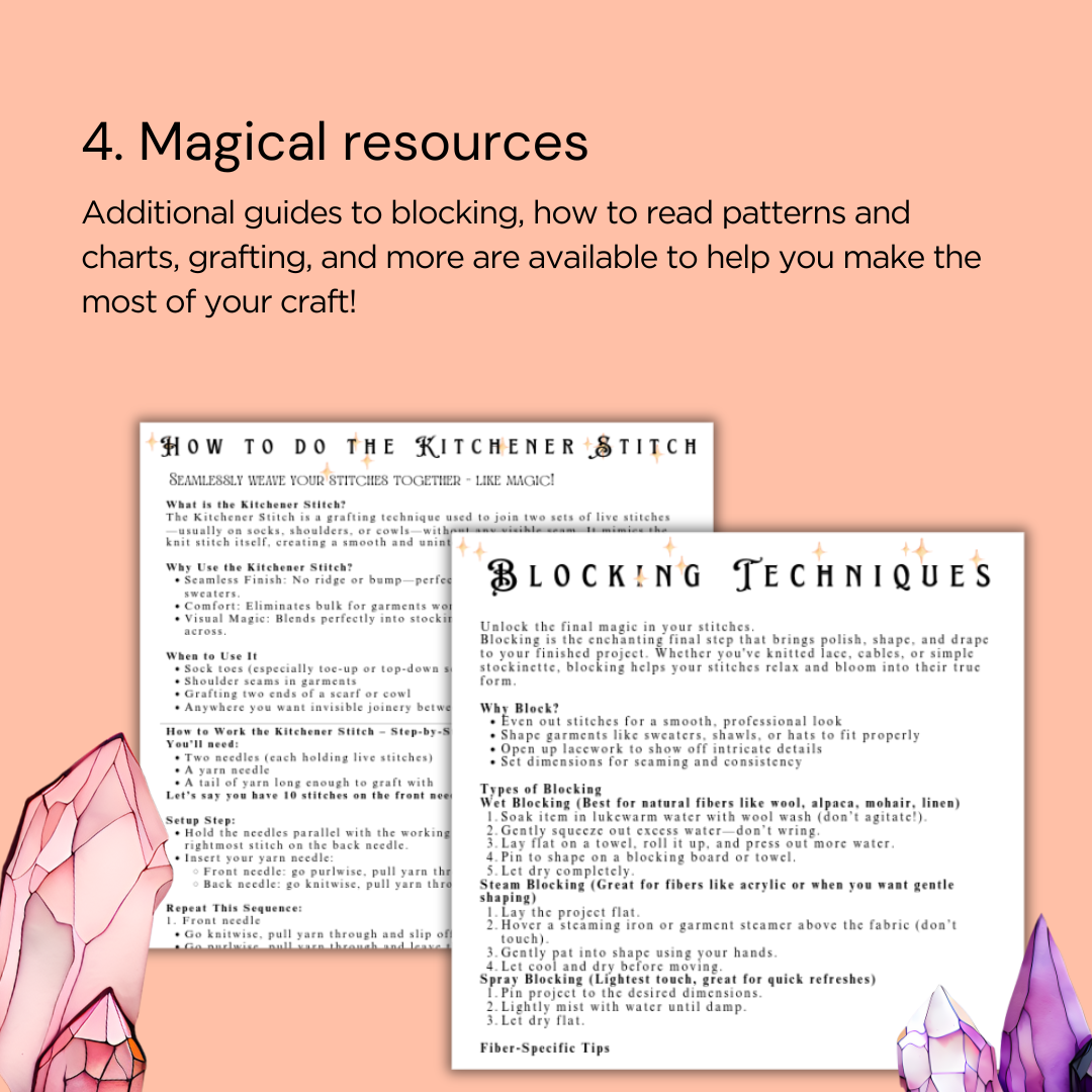 The Knitter’s Spellbook of Magical Math & Fiber Lore - Printable