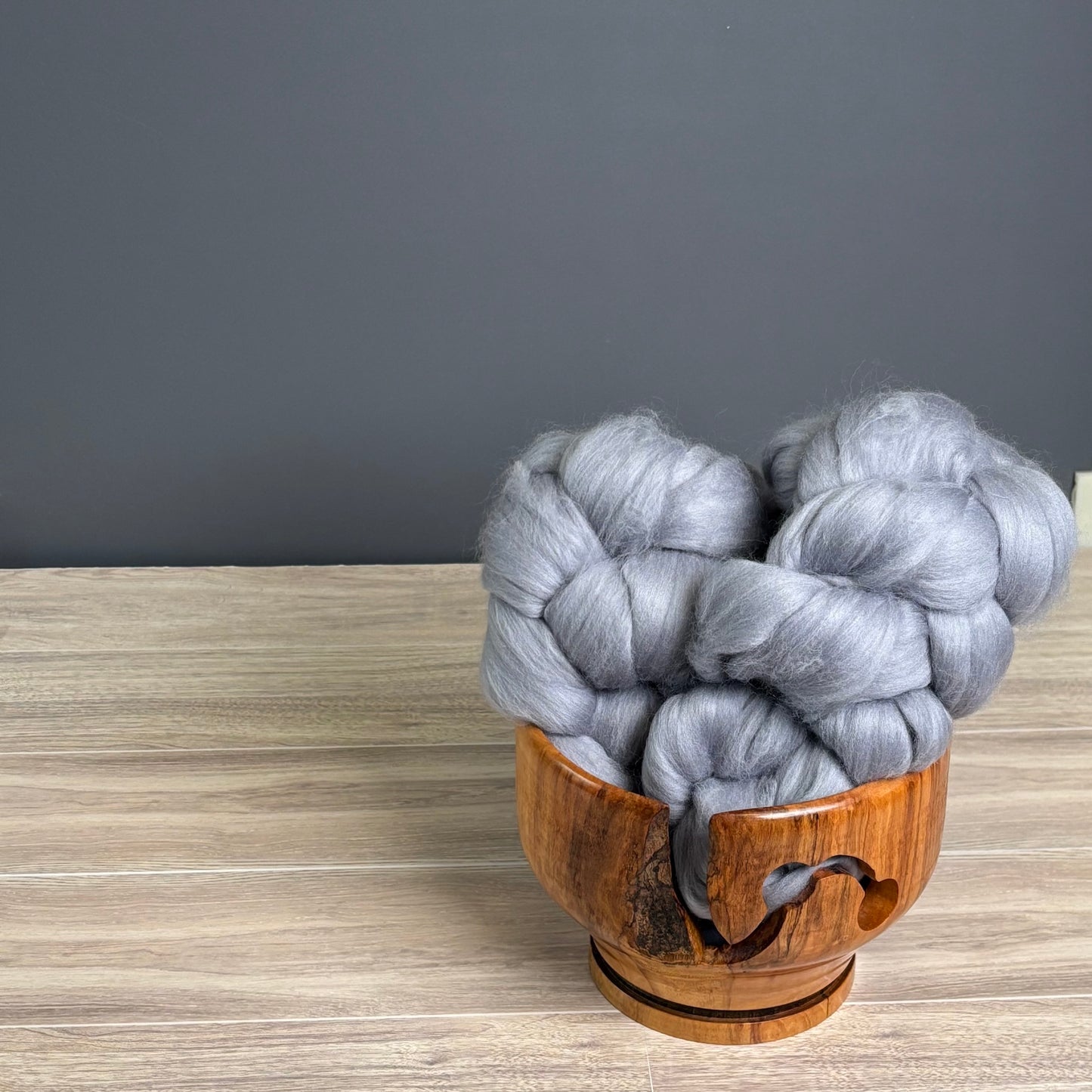 Ash Superfine Merino Wool - spinning fiber for beginners