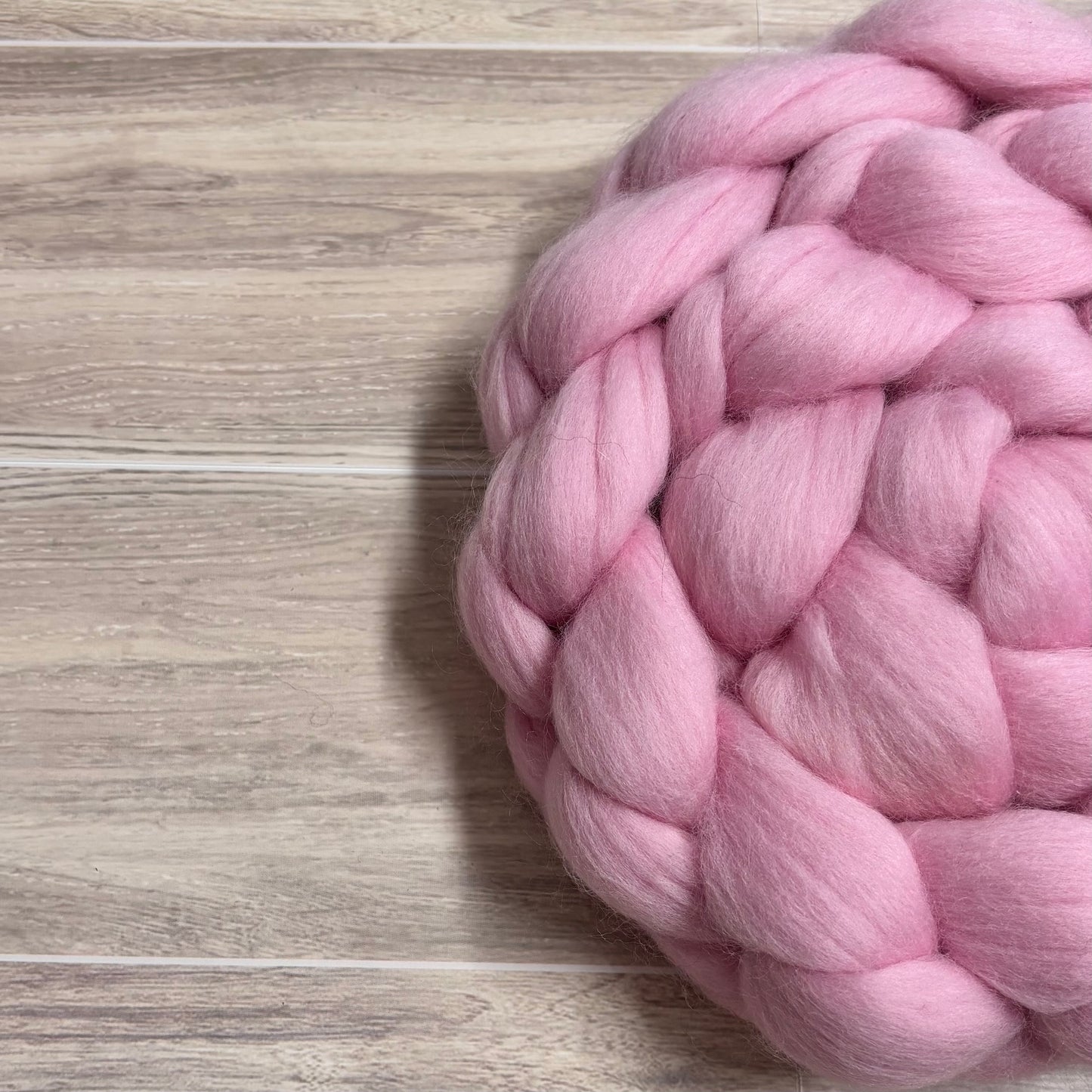 Candy Floss Superfine Merino Wool - Light Pink - Spinning Wool for beginners