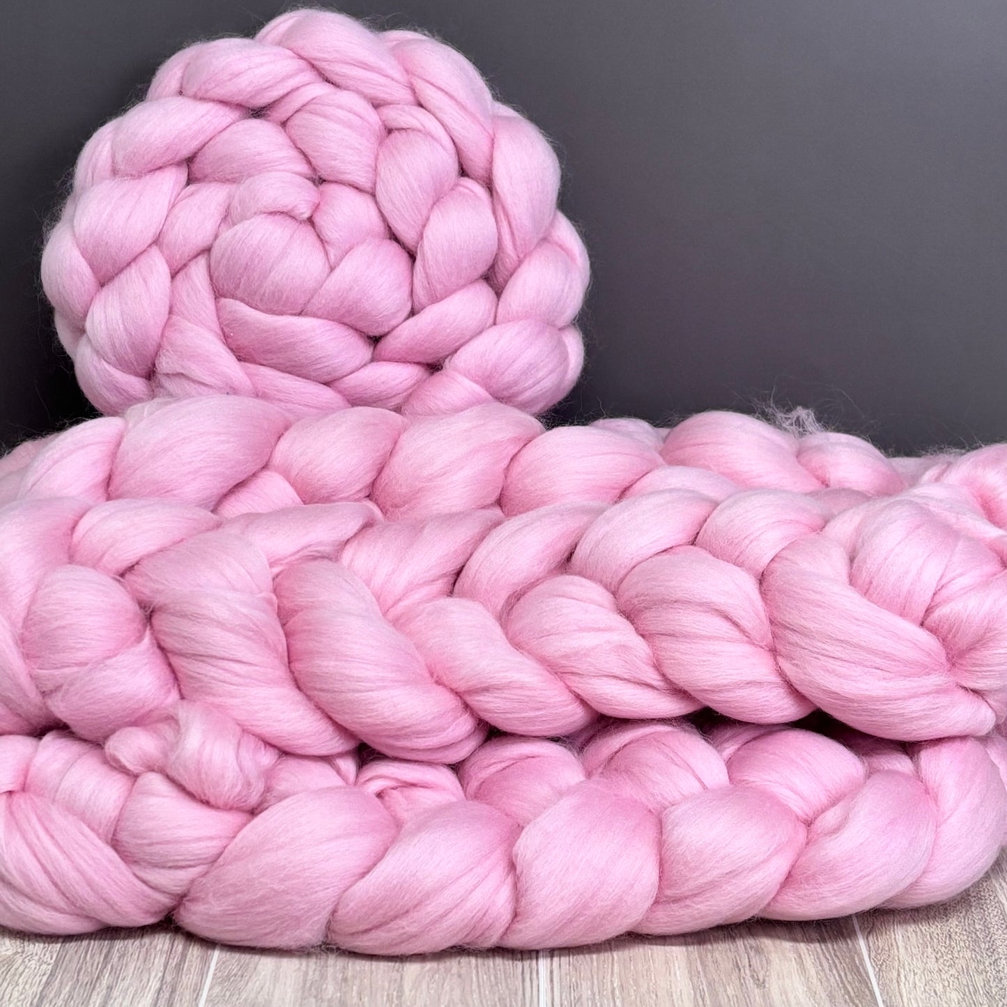Candy Floss Superfine Merino Wool - Light Pink - Spinning Wool for beginners