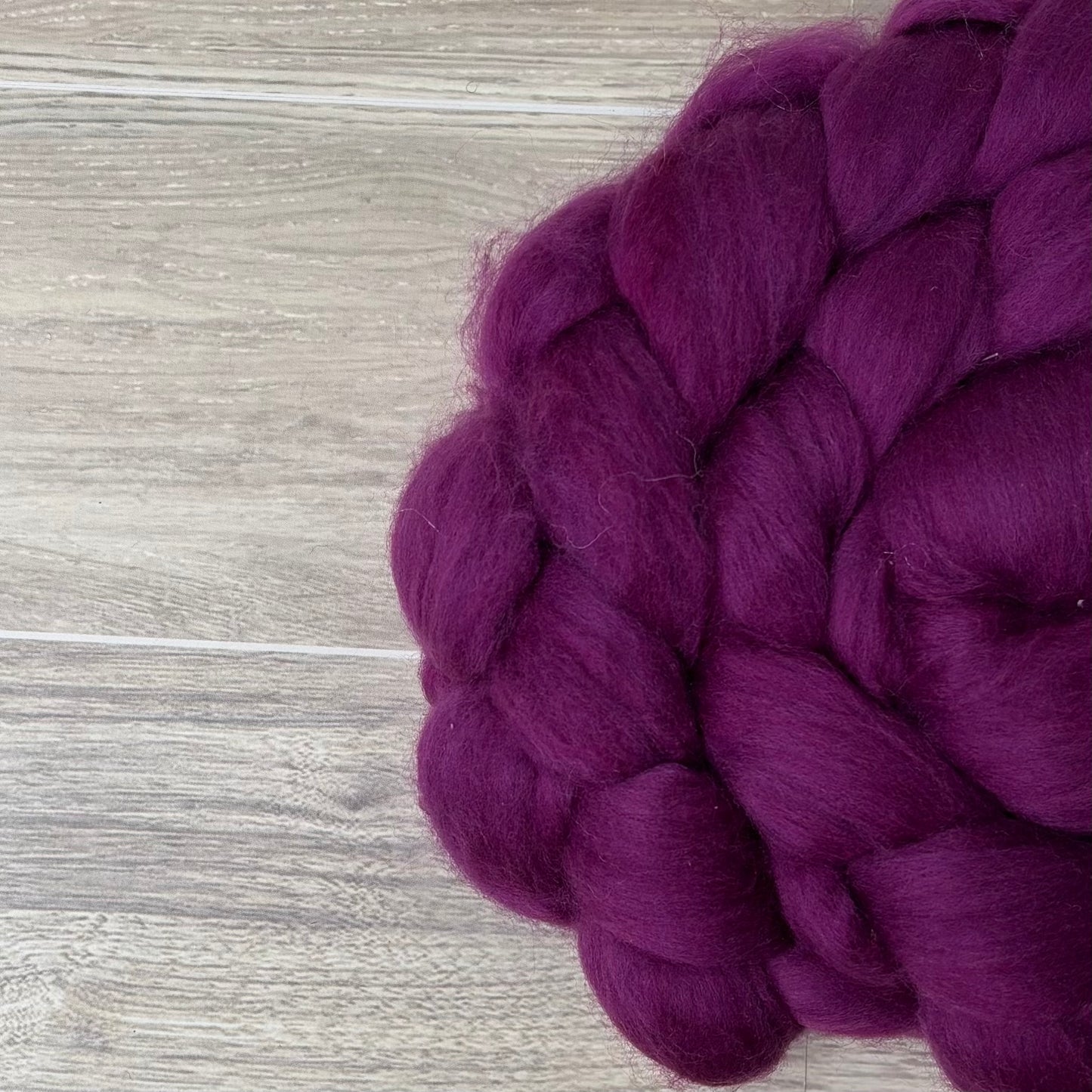 Damson Superfine Merino Wool - Fuschia - Spinning Wool