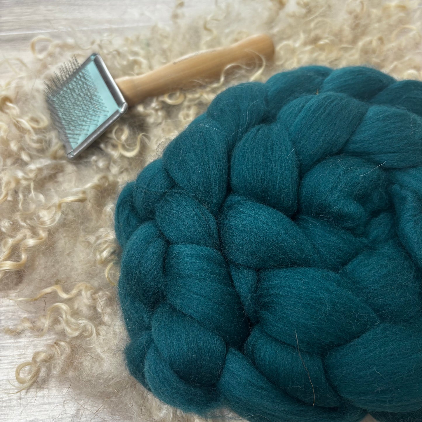Duck Egg Superfine Merino Spinning Wool - Spinning fiber for beginners