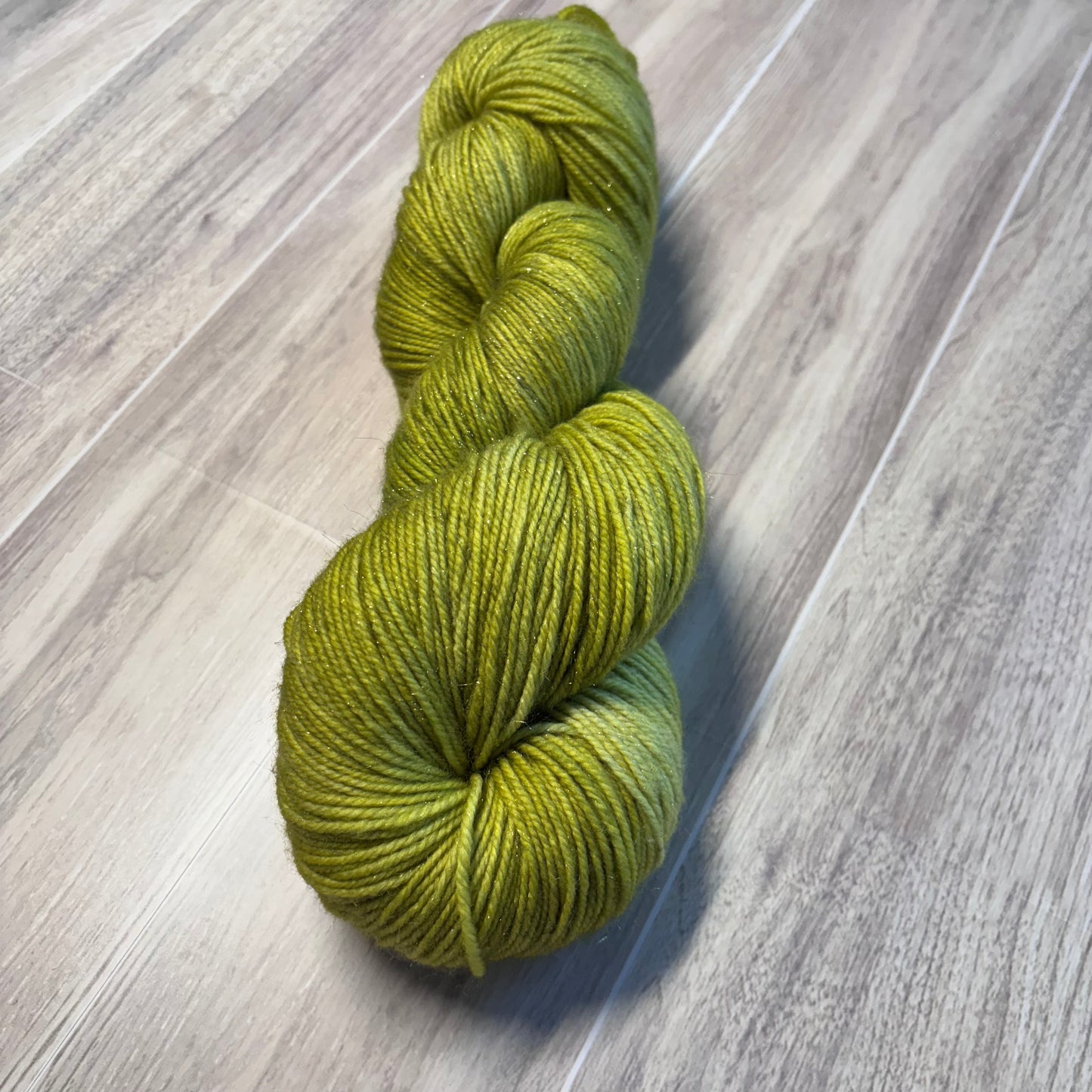 Slimer Sparkle Sock Fingering Weight Yarn