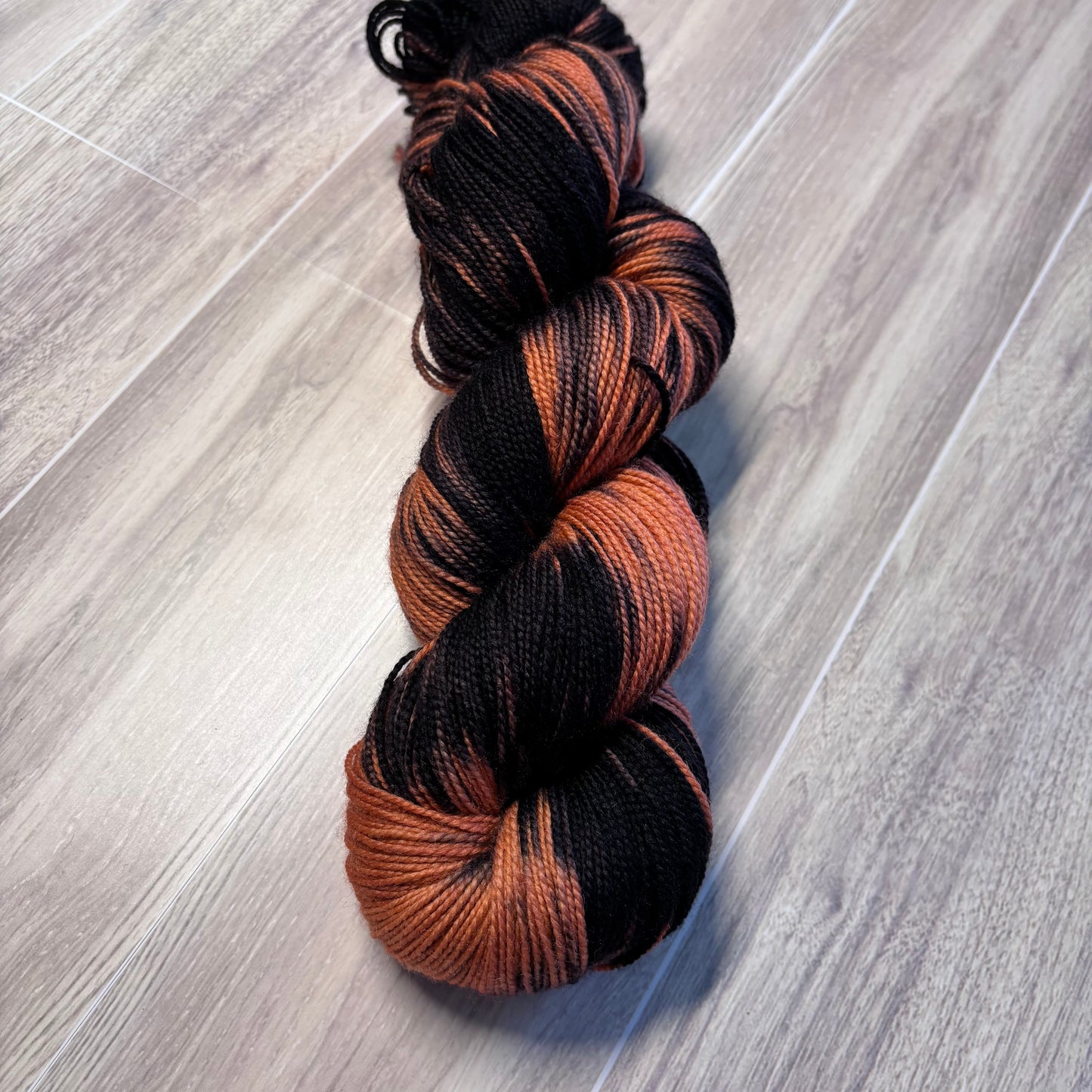 Scared Pumpkin Sock Fingering Weight Yarn