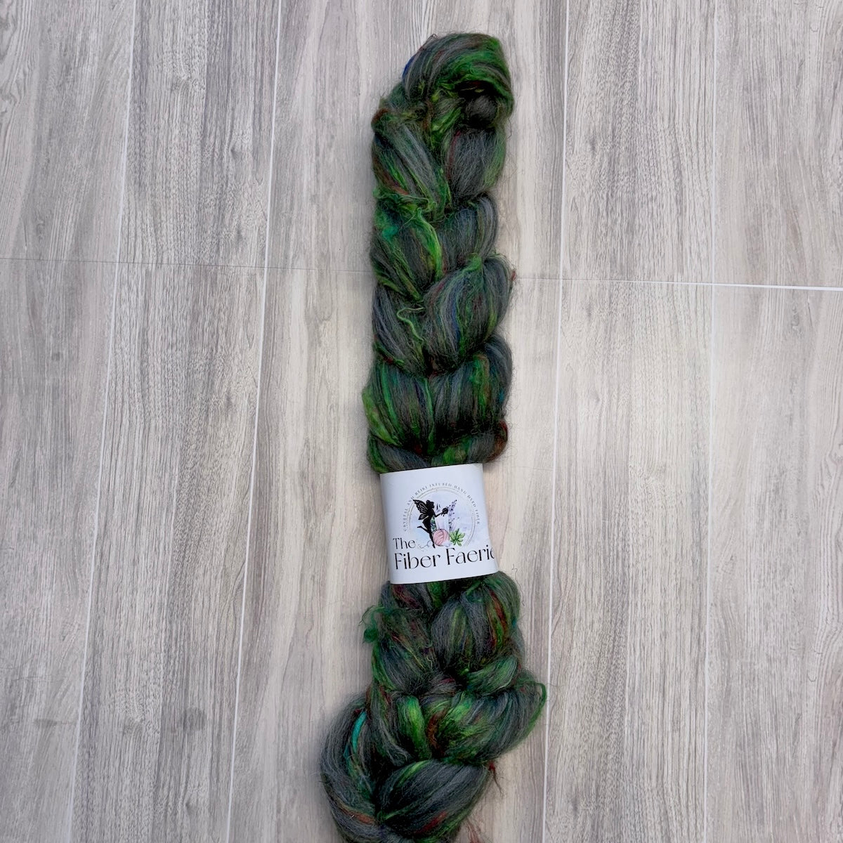 Vintage - Sari Silk & Recycled Wool Roving