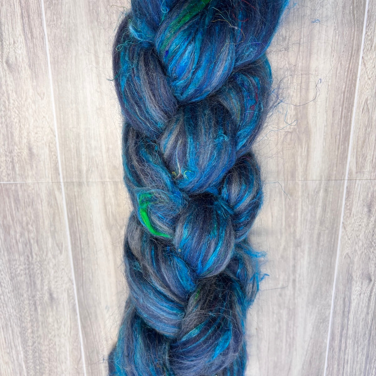Droplet - Sari Silk & Recycled Wool Roving