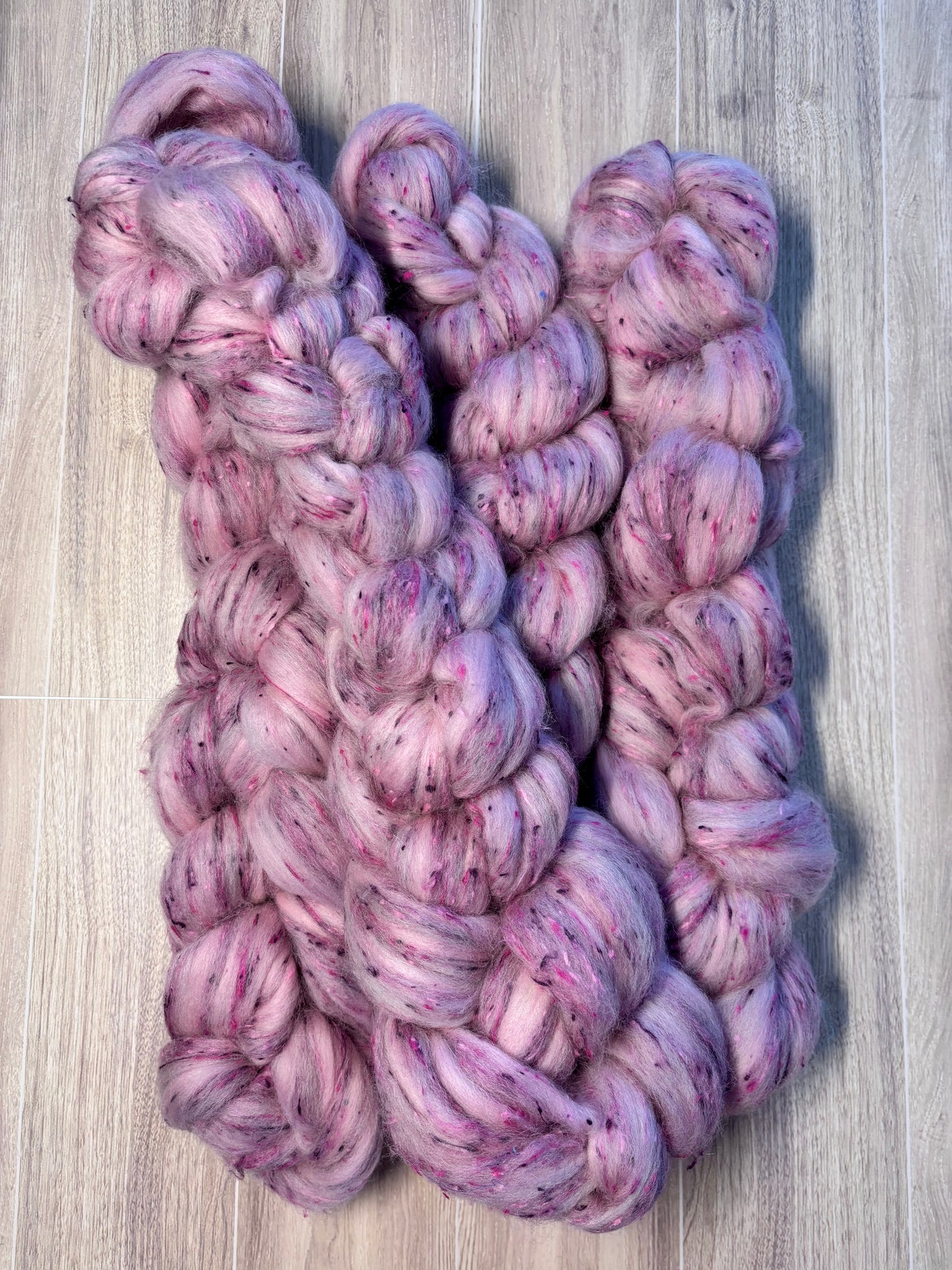 Maypole Pink Tweed - SouthAmerican Wool & Viscose