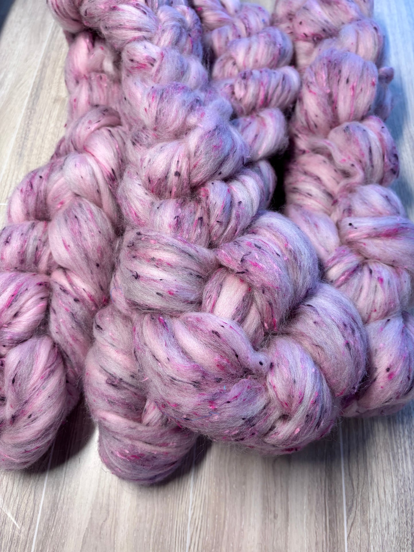 Maypole Pink Tweed - SouthAmerican Wool & Viscose