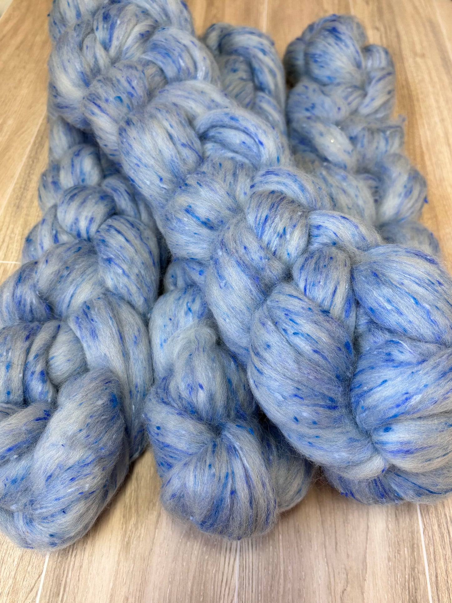 Tea Cup Blue Tweed - SouthAmerican Wool & Viscose