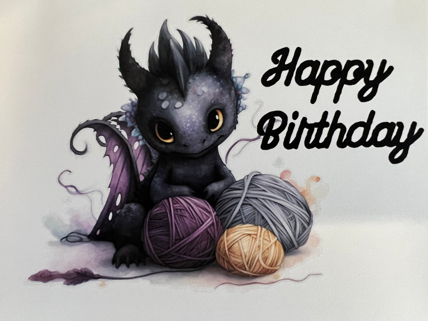 Knitting Notecards - Dragons