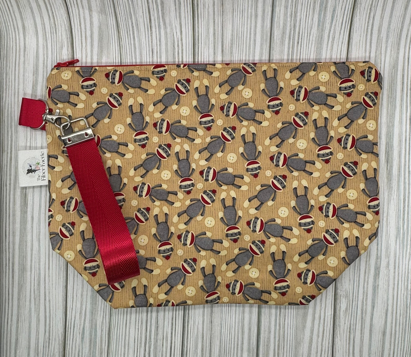 Sock Monkey Project Bag