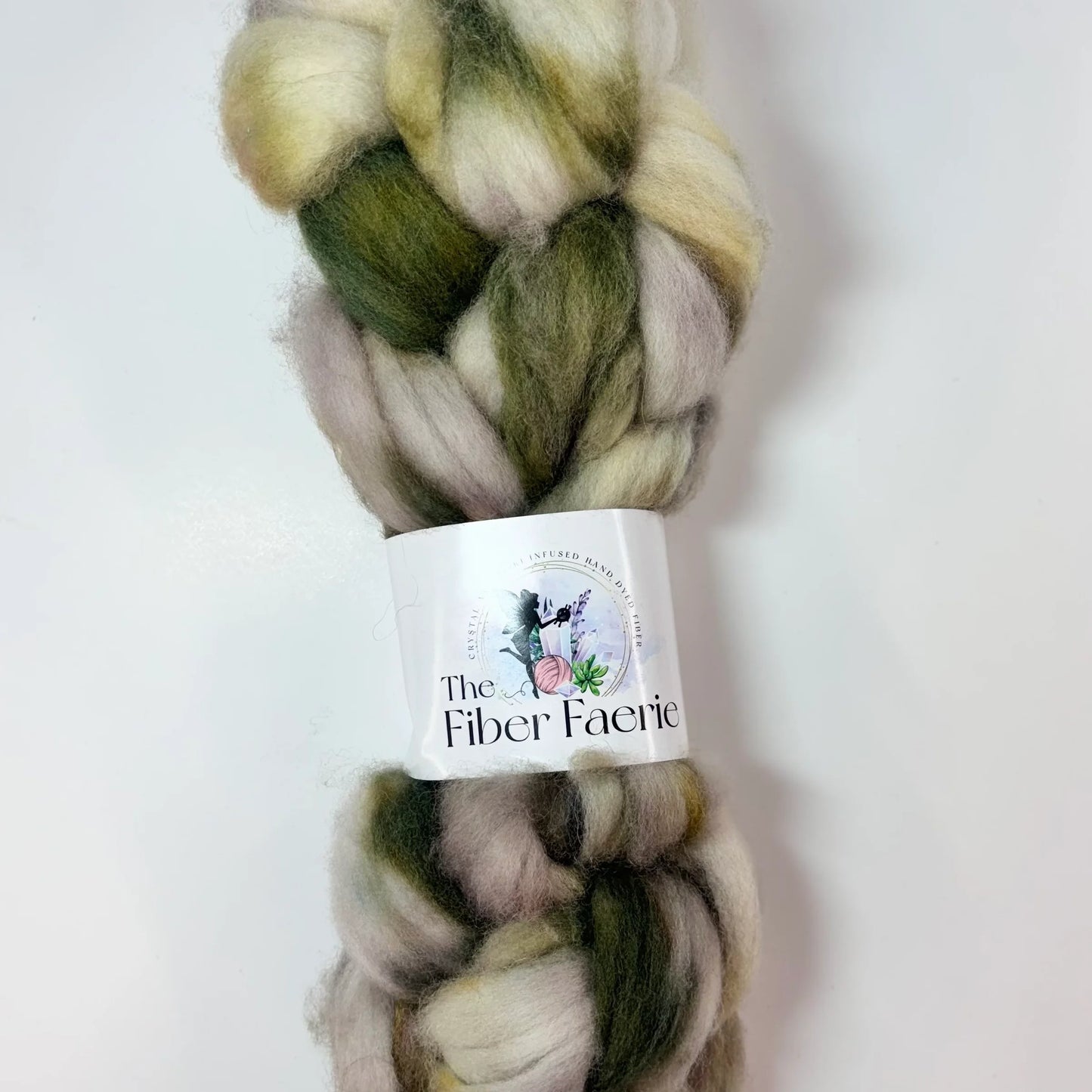 Moss - SW Merino, Cashmere, and Silk Roving