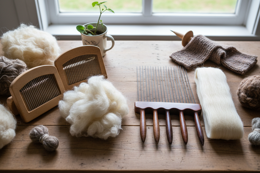 Preparing Fiber for Spinning: Carding vs. Combing