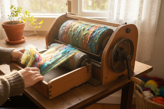 Fiber Blending: Creating Custom Batts and Rolags