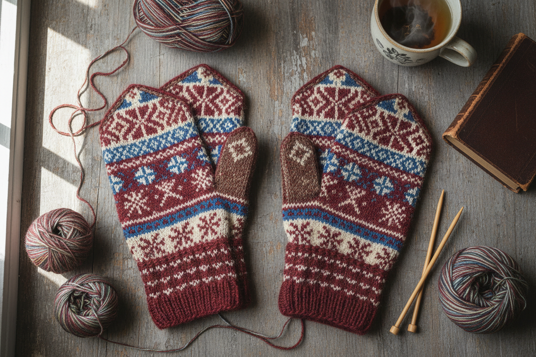 Latvian Mittens: The Art of Symbolic Knitting from Latvia