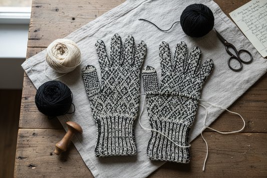Sanquhar Gloves: Scotland's Two-Color Knitting Tradition