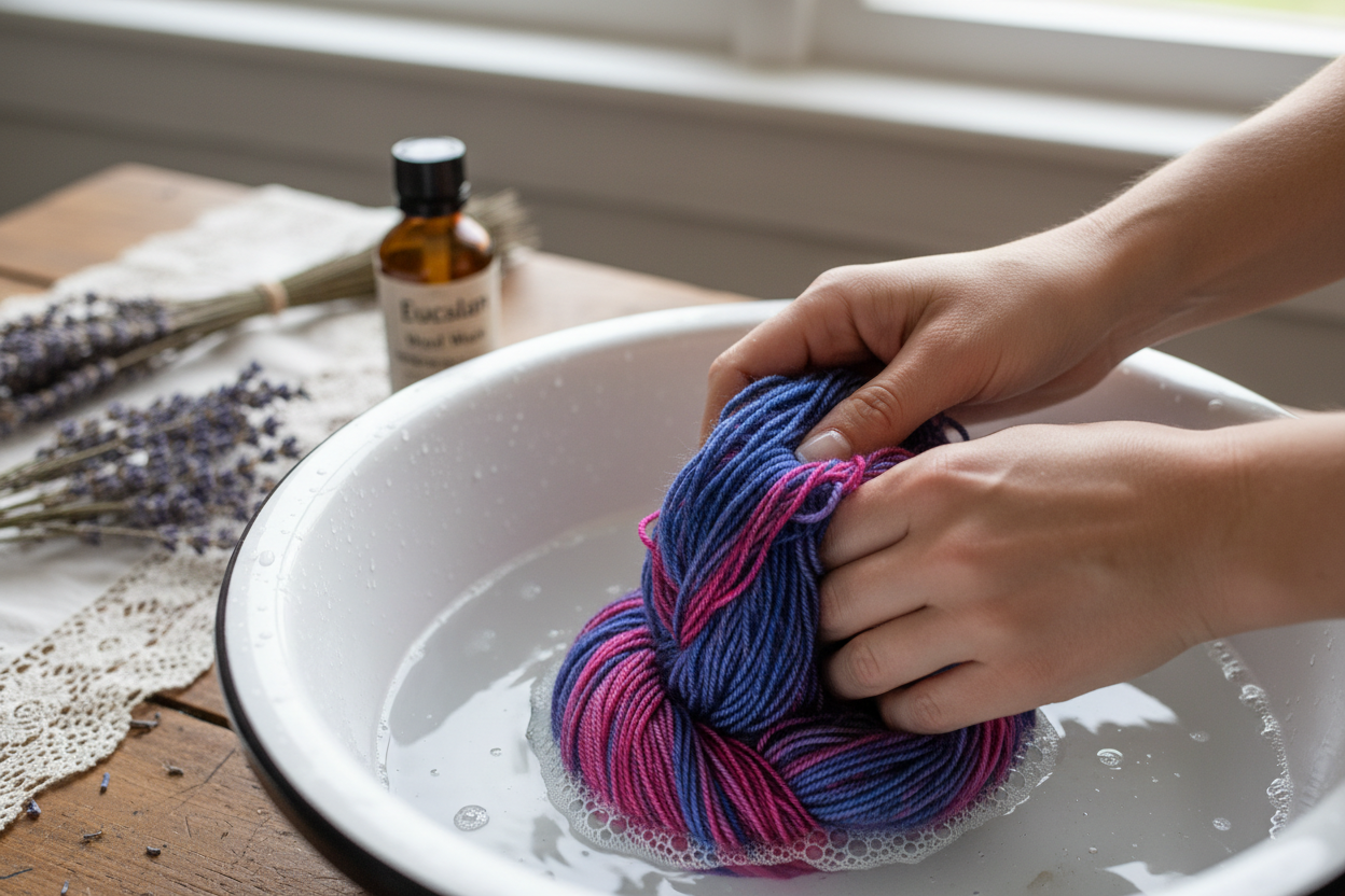 How to Care for Handspun Yarn and Hand-Dyed Fiber | The Fiber Faerie