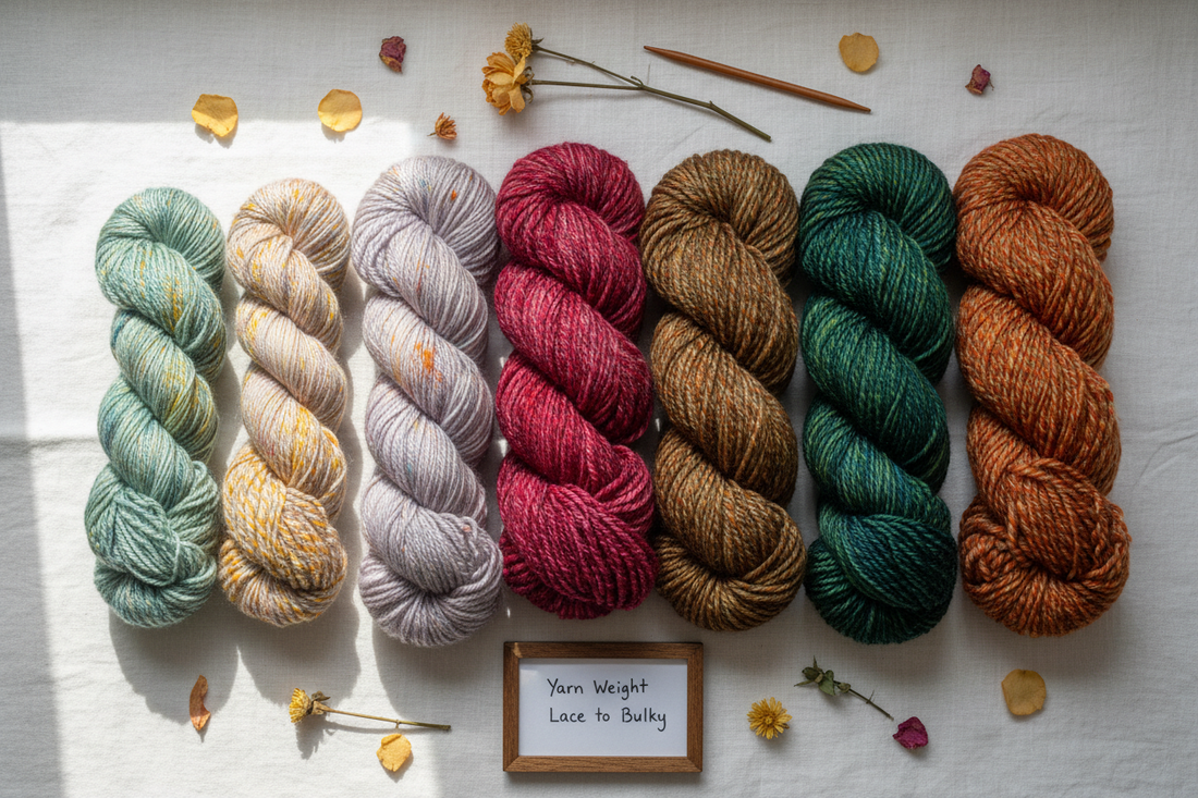 Spinning for Specific Yarn Weights: From Lace to Bulky