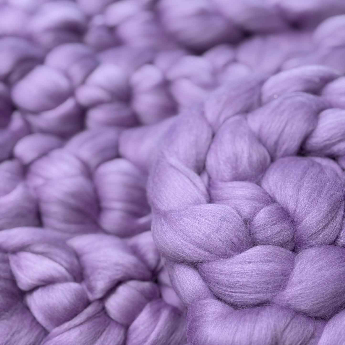 Lavender Superfine Merino Wool - spinning fiber for beginners