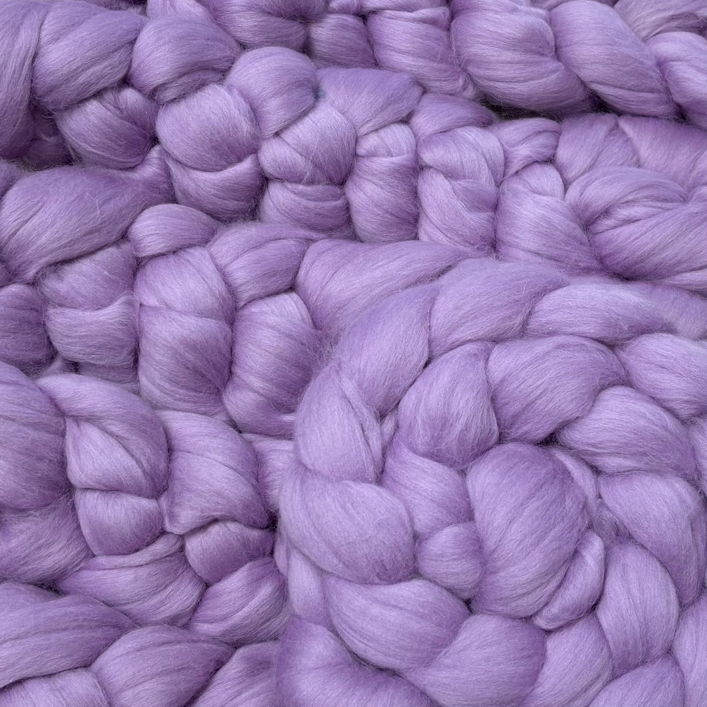 Lavender Superfine Merino Wool - spinning fiber for beginners