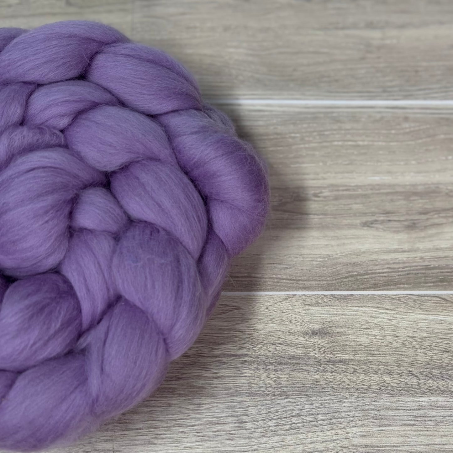 Lavender Superfine Merino Wool - spinning fiber for beginners