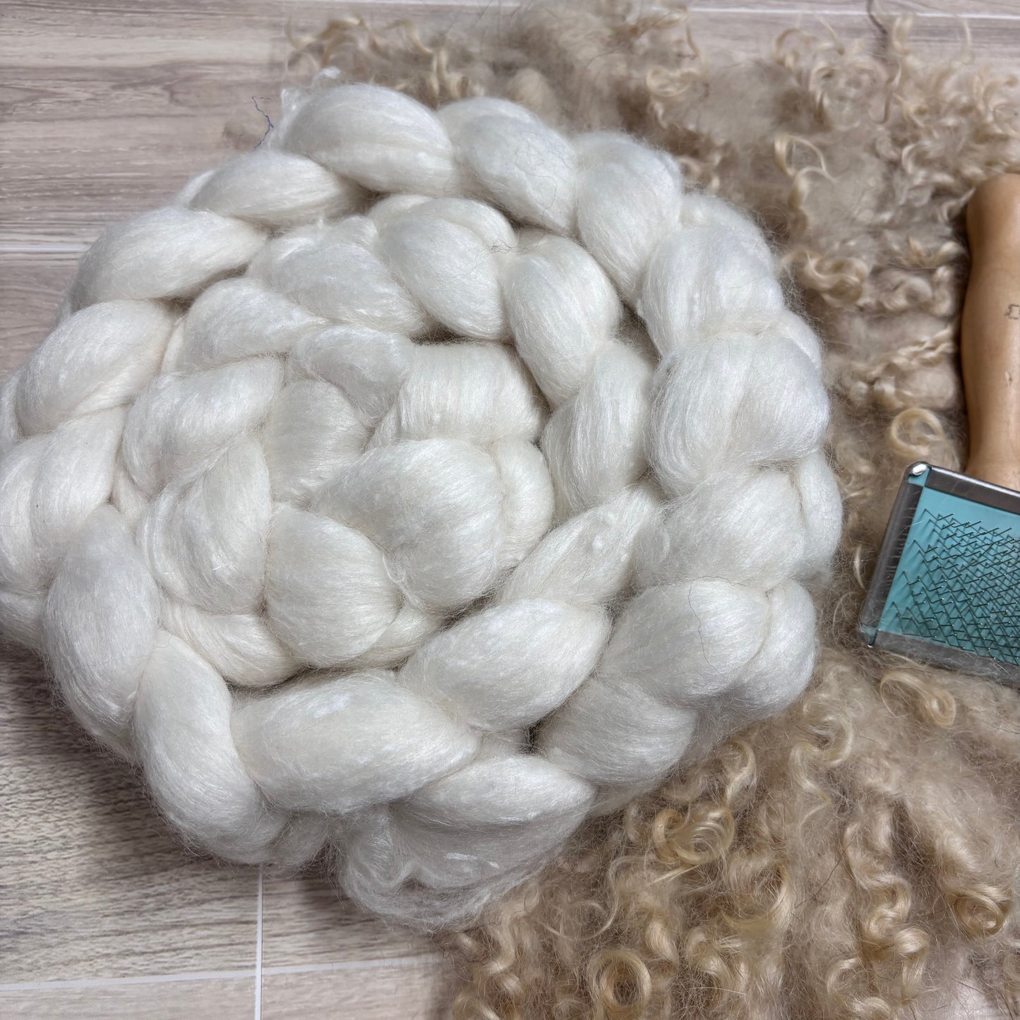 Lullaby - Merino Wool, South American Wool, Bamboo, & Viscose - Fiber for Spinning