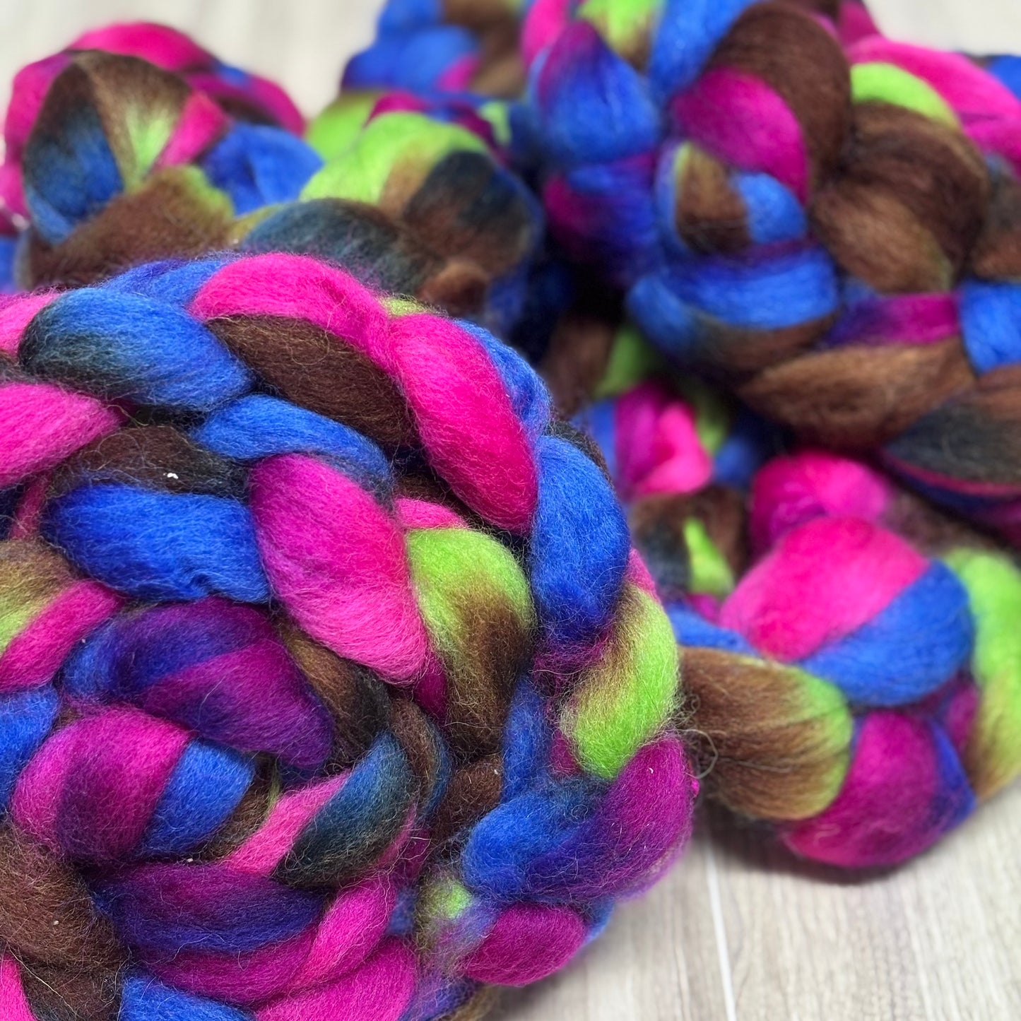 Mercury Wool Top - Multicolored - Combed Top - Wool Roving for Spinning wool or felting