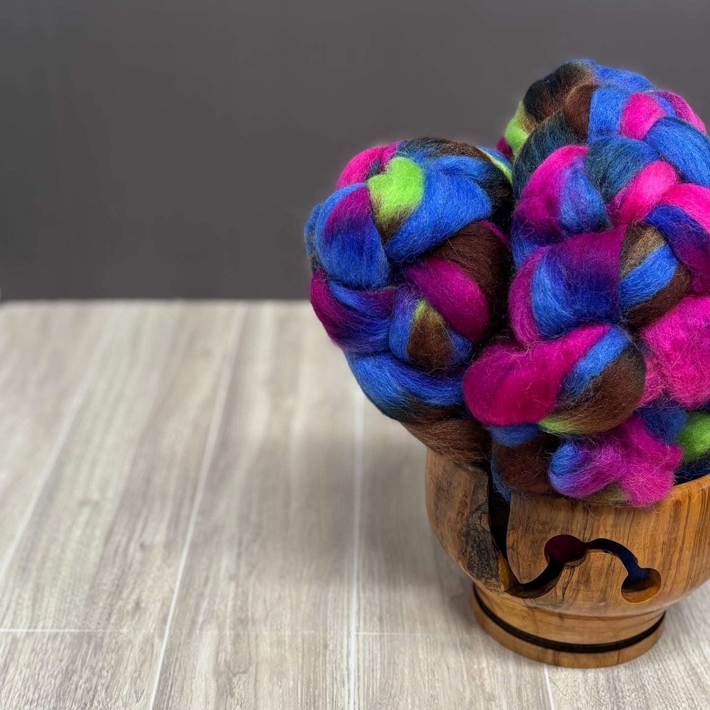 Mercury Wool Top - Multicolored - Combed Top - Wool Roving for Spinning wool or felting