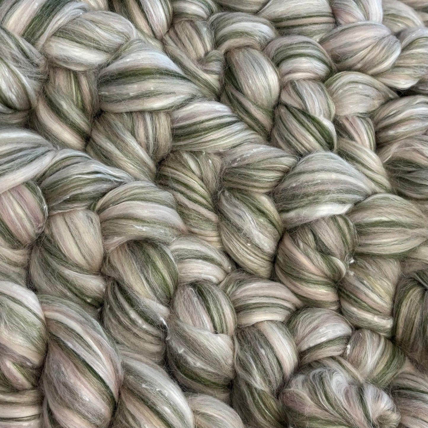 Minky Winky - Merino Wool, Mulberry Silk, Alpaca Wool, & Viscose - Fiber for Spinning