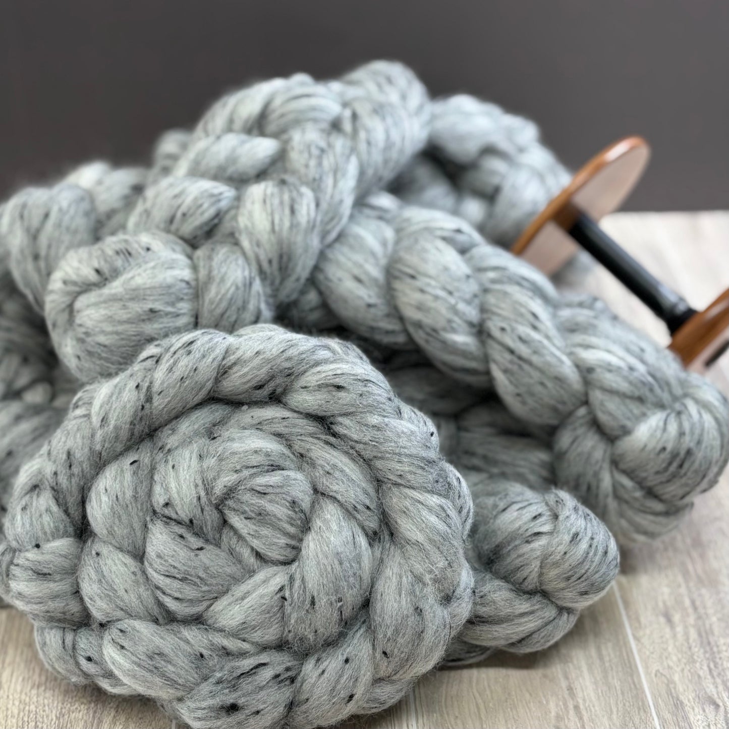 Railway Grey Tweed Roving Combed Top for Spinning
