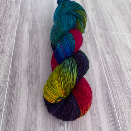 Rainbow After the Storm Fingering / Sock Yarn