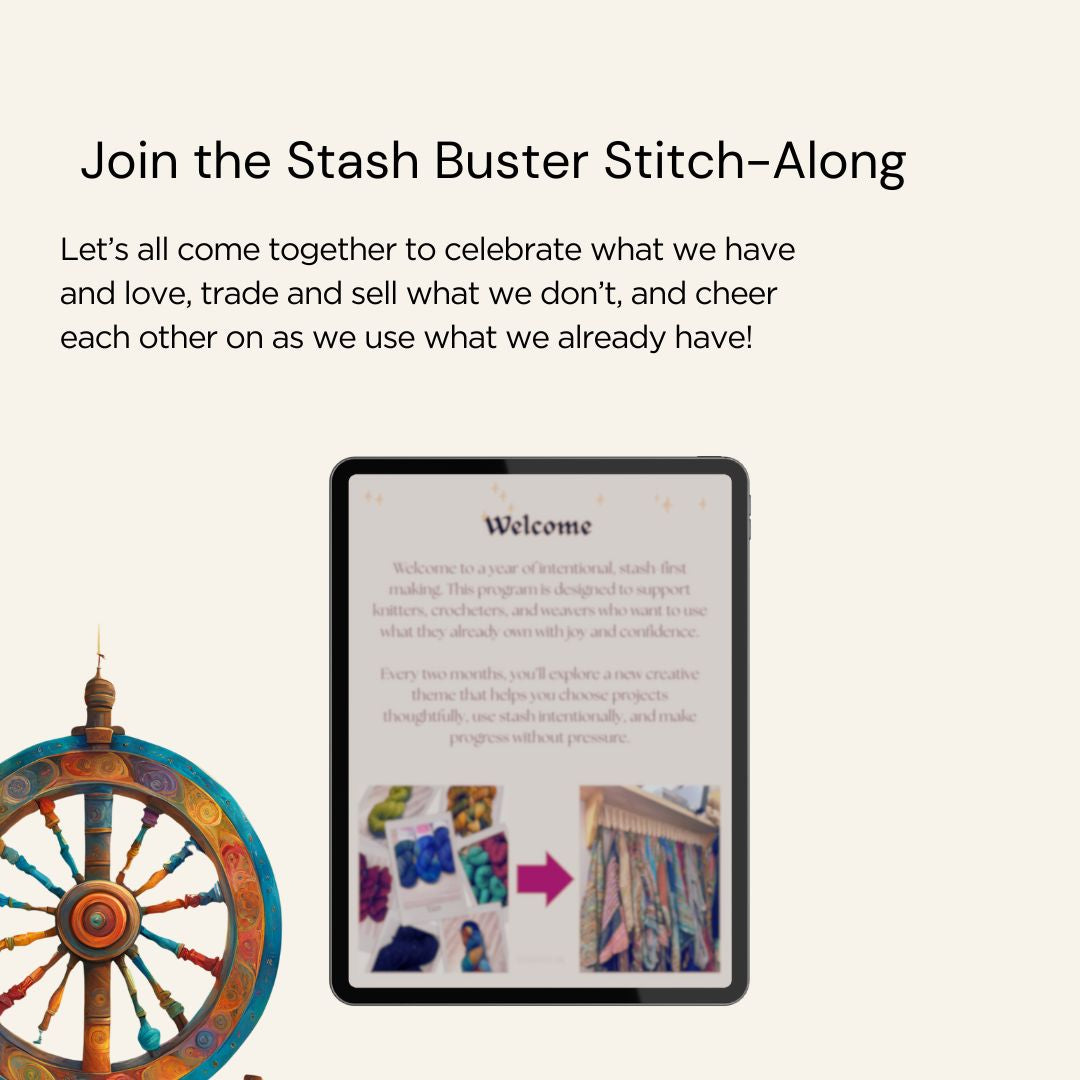 Stash Busters Year-Long Knit Along - Community Access + Journal - Printable