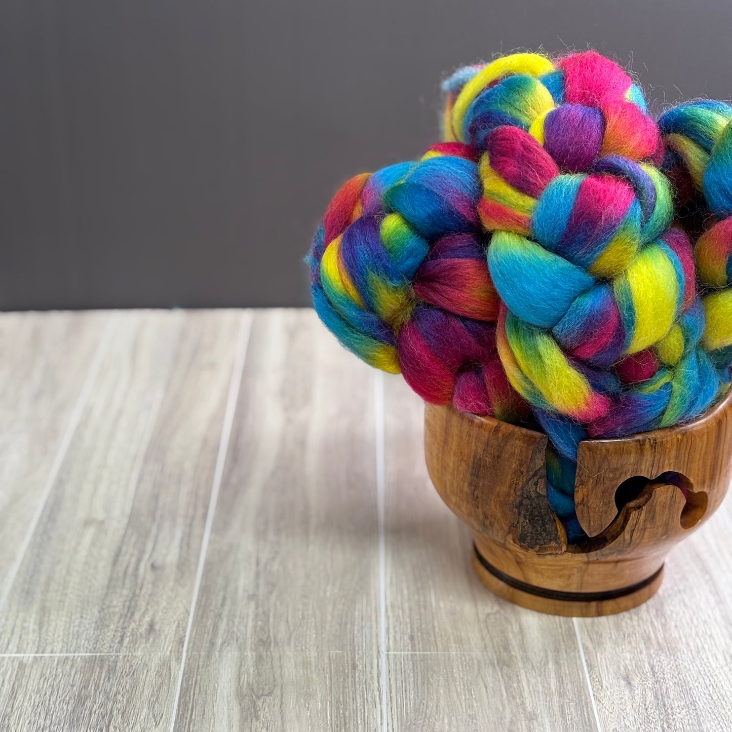 Venus Wool Top - Rainbow - Combed Top - Wool Roving for Spinning wool or felting