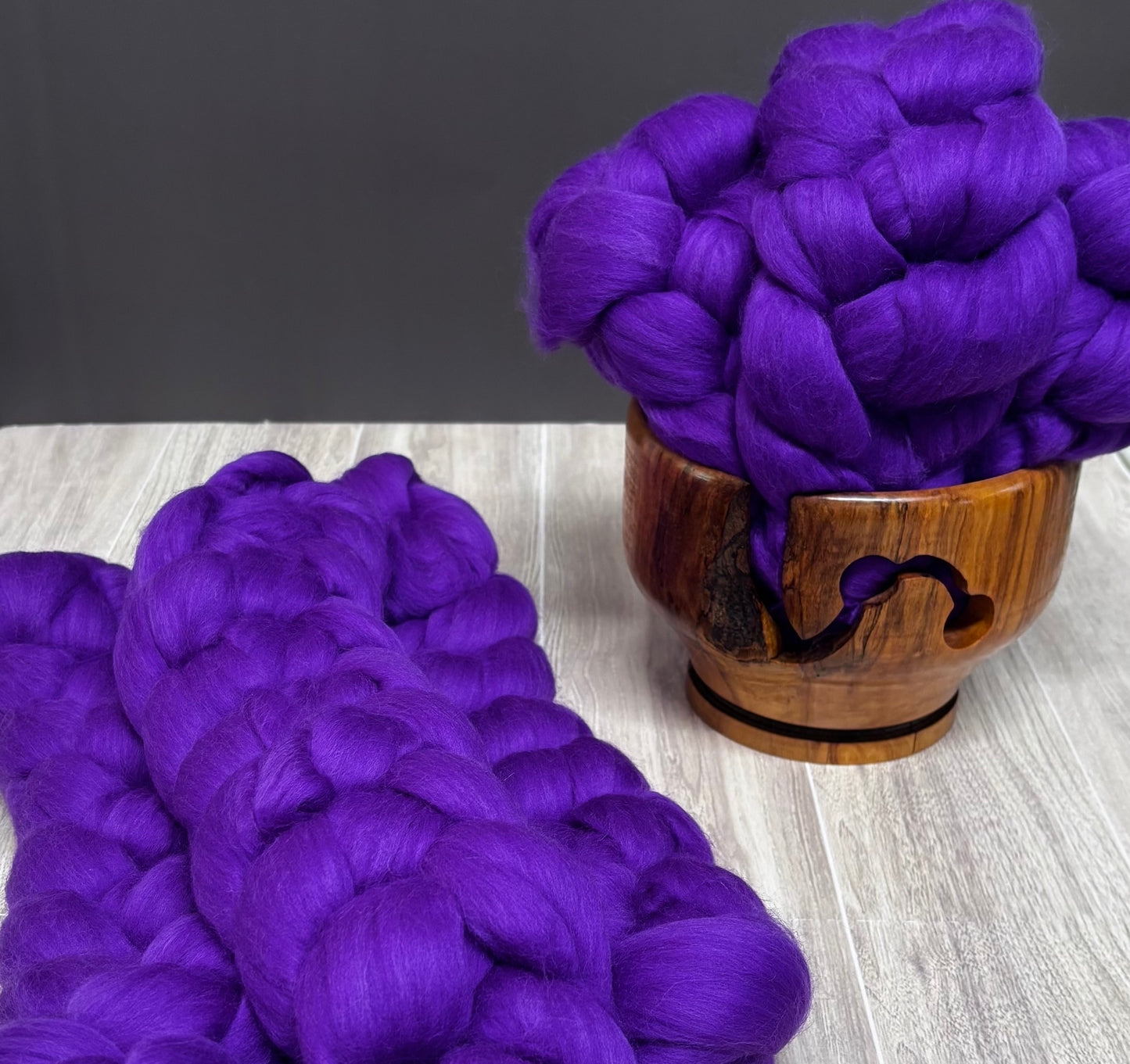 Violet Superfine Merino Spinning Wool - Spinning fiber for beginners