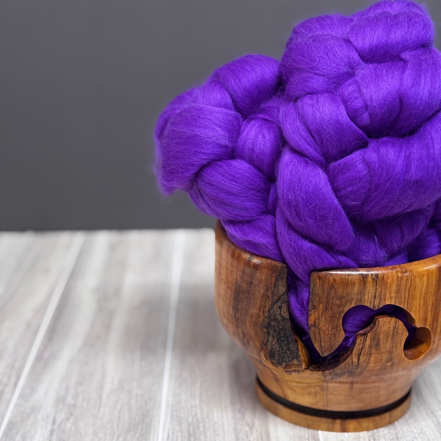 Violet Superfine Merino Spinning Wool - Spinning fiber for beginners