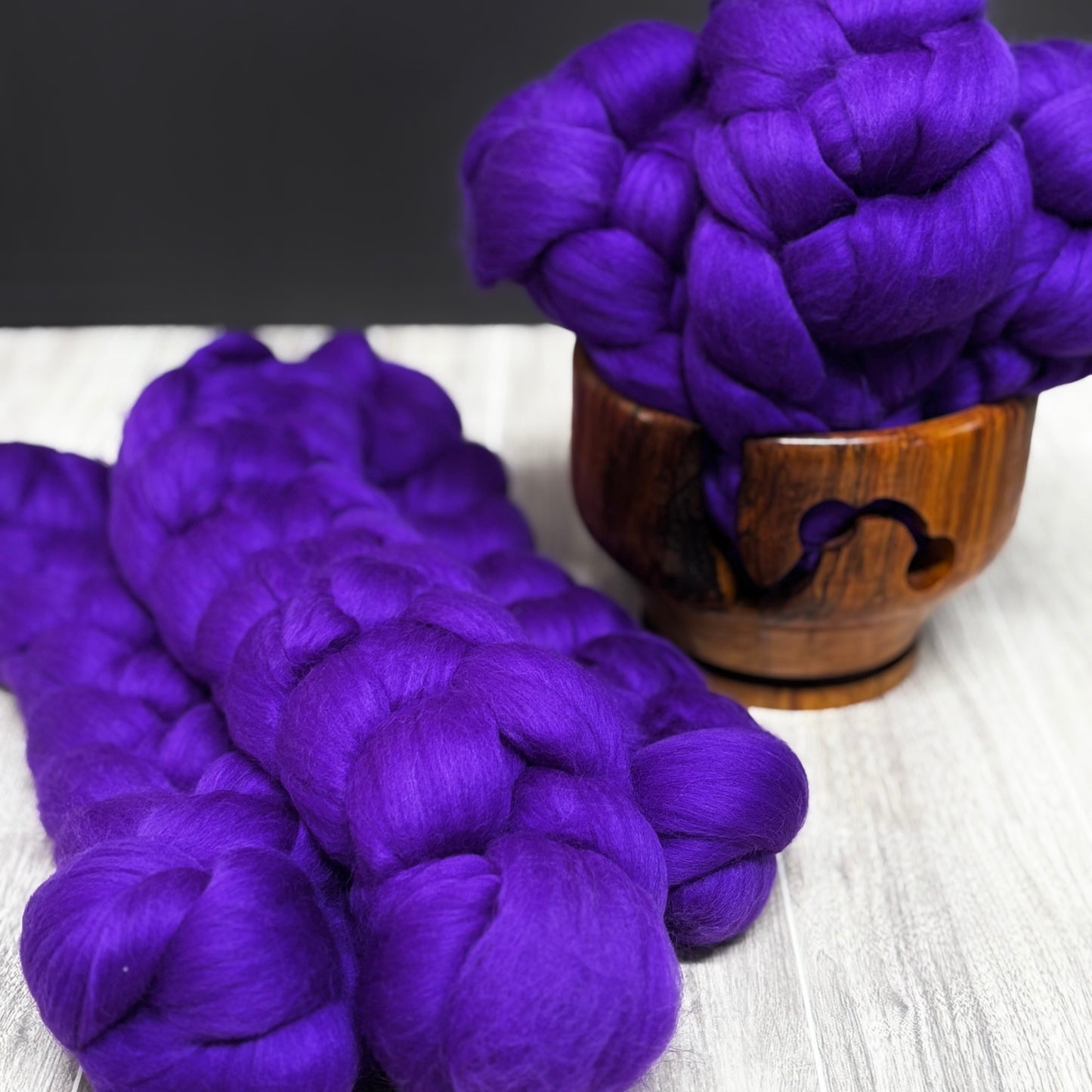 Violet Superfine Merino Spinning Wool - Spinning fiber for beginners
