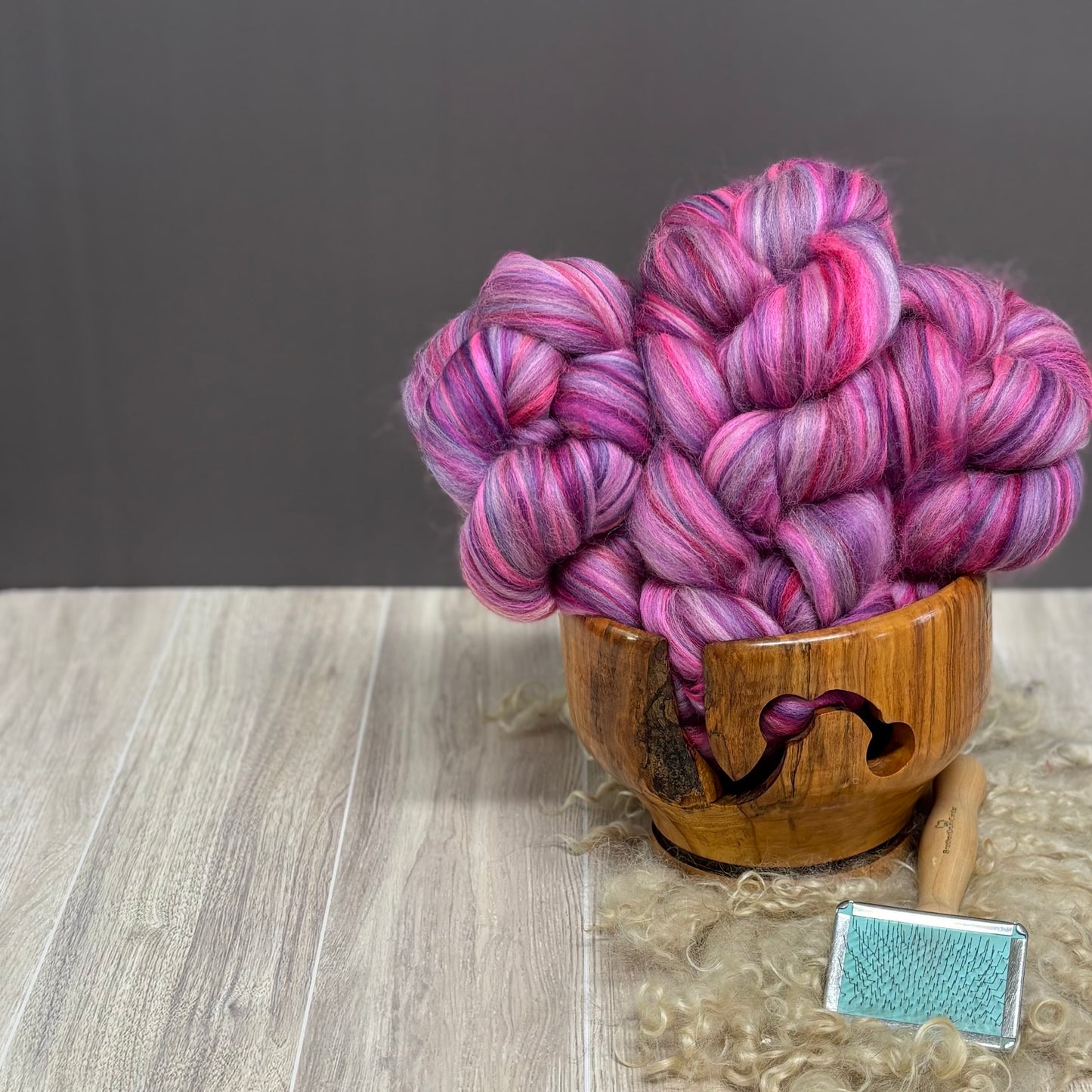 Whisper - Merino Wool Blend - spinning fiber for beginners