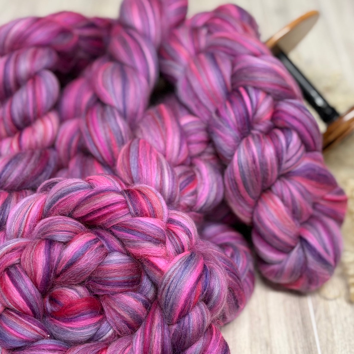 Whisper - Merino Wool Blend - spinning fiber for beginners