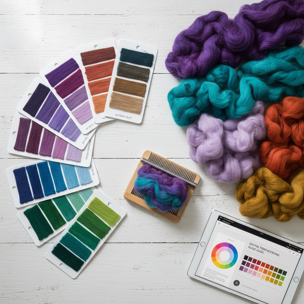 Fiber Blending Color Palettes PDF - 12 Curated Collections for Spinners ...